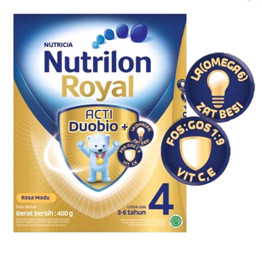 

Nutrilon Royal 4 Vanila / Madu 400gr / Toko Susu Lengkap Murah