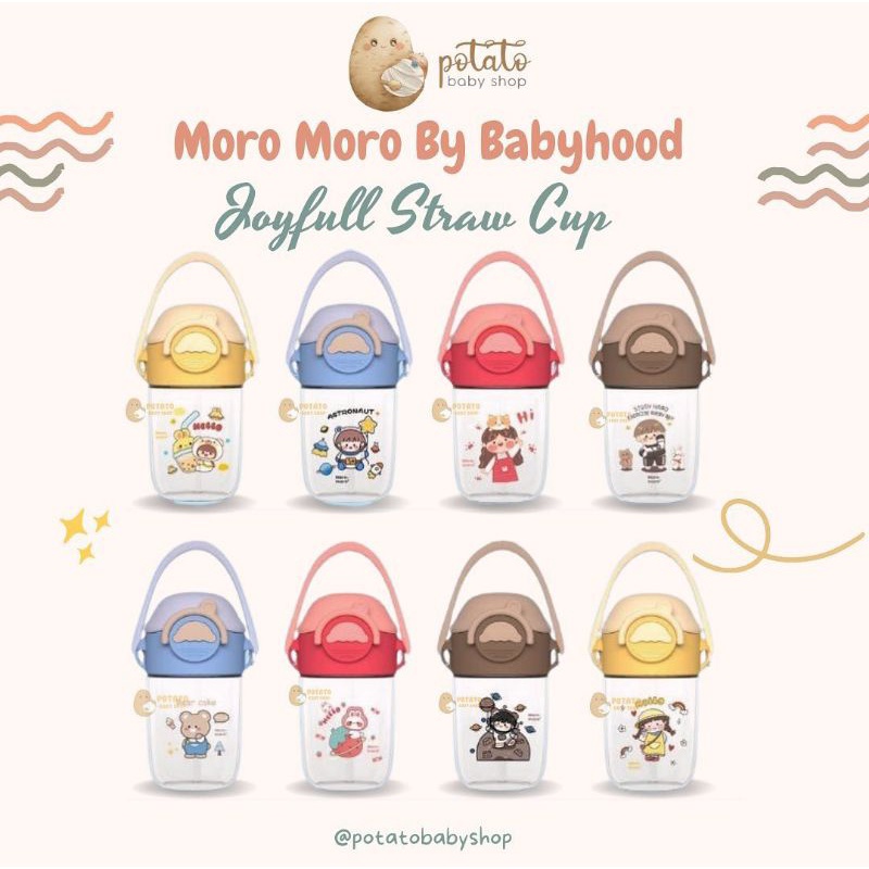 Moro - Moro By Babyhood Joyful Straw Cup - Botol Minum Anak