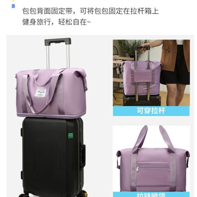 Travel Bag Wanita Tas Traveling Oxford Jumbo Waterproof Import