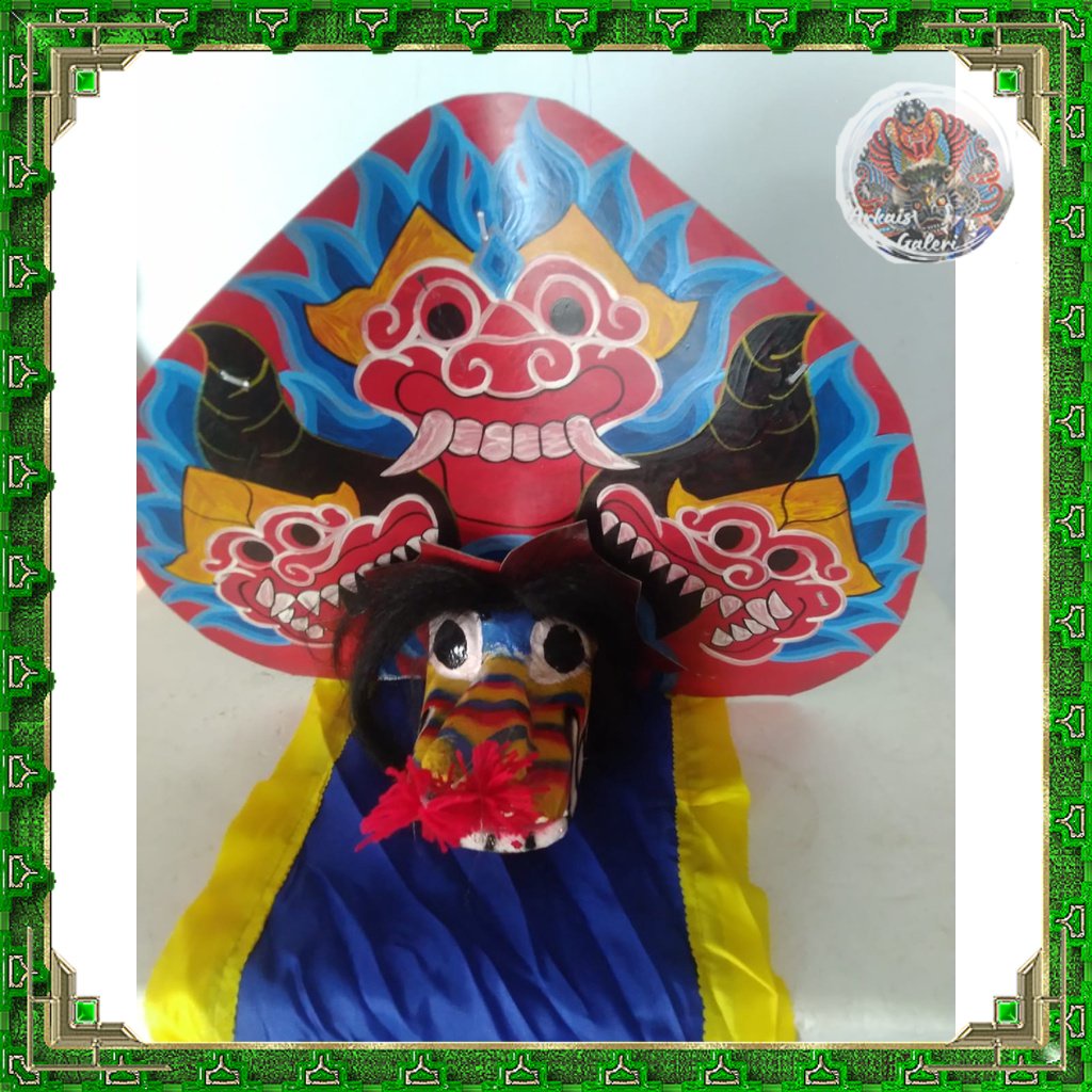 GROSIR Barongan caplok kayu / barongan anak / barongan kayu anak / barongan devil / barongan devil a