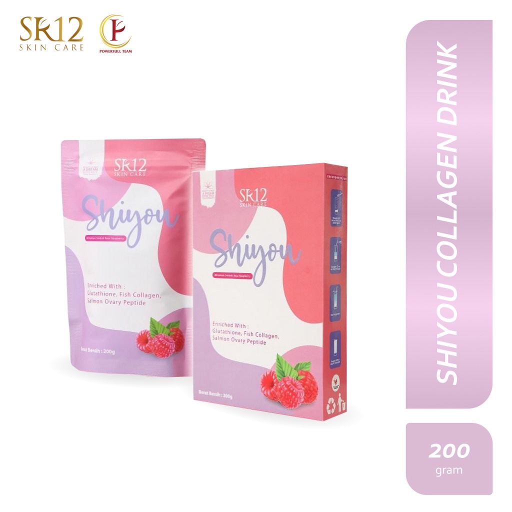 

Shiyou SR12 Minuman Collagen Serbuk 200 g Rasa Raspberry