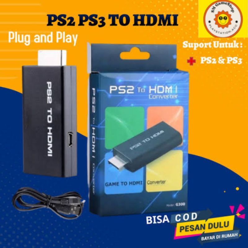 Converter HDMI PS2 PS3 1080p