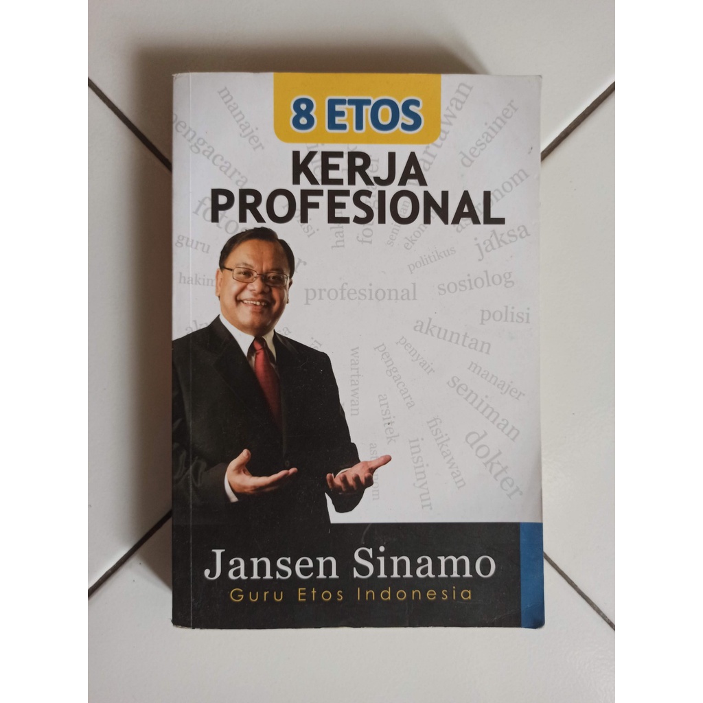 Buku 8 Etos Kerja Profesional Jansen Sinamo
