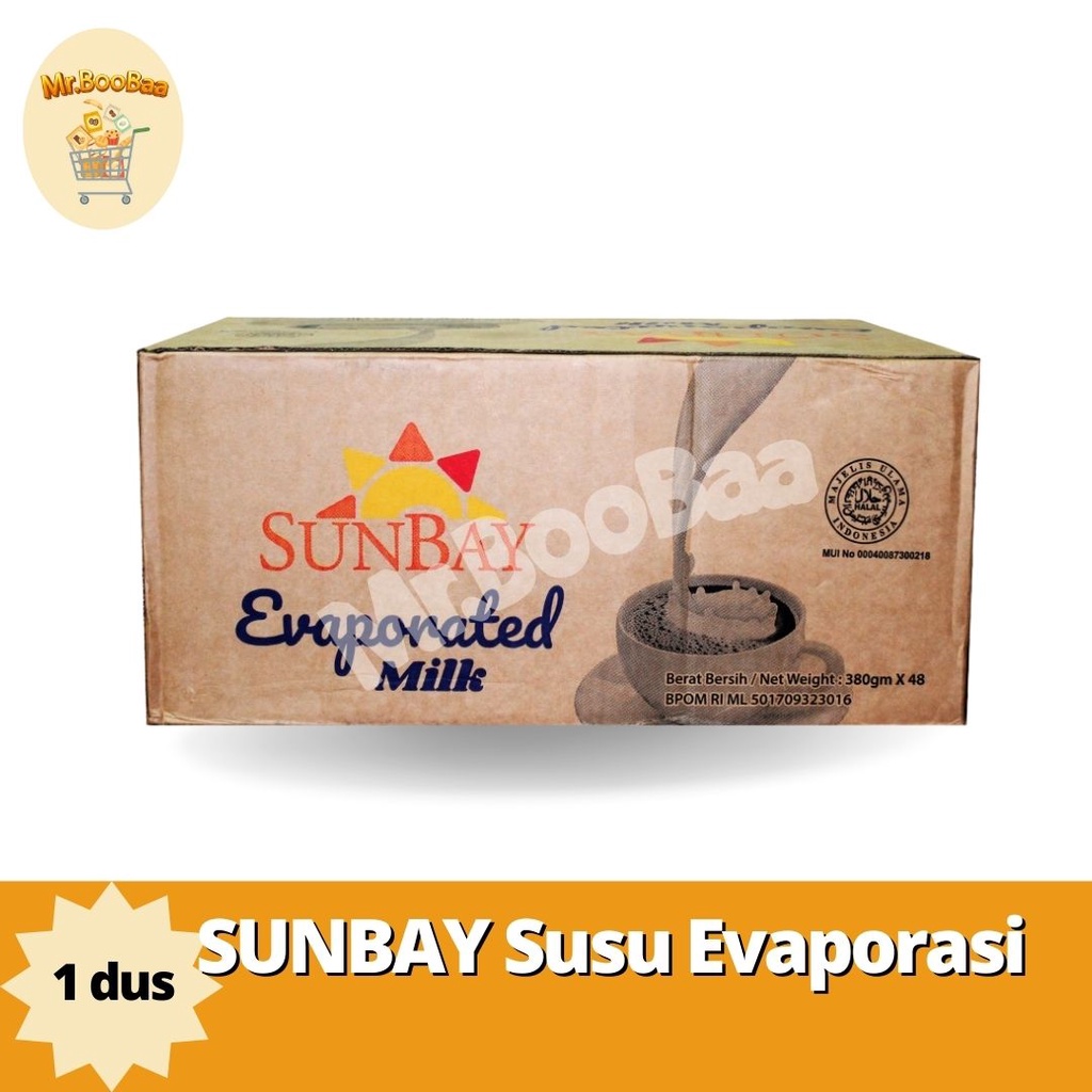 SUNBAY Susu Evaporasi 1 Dus - Evaporated Milk - Susu Cair