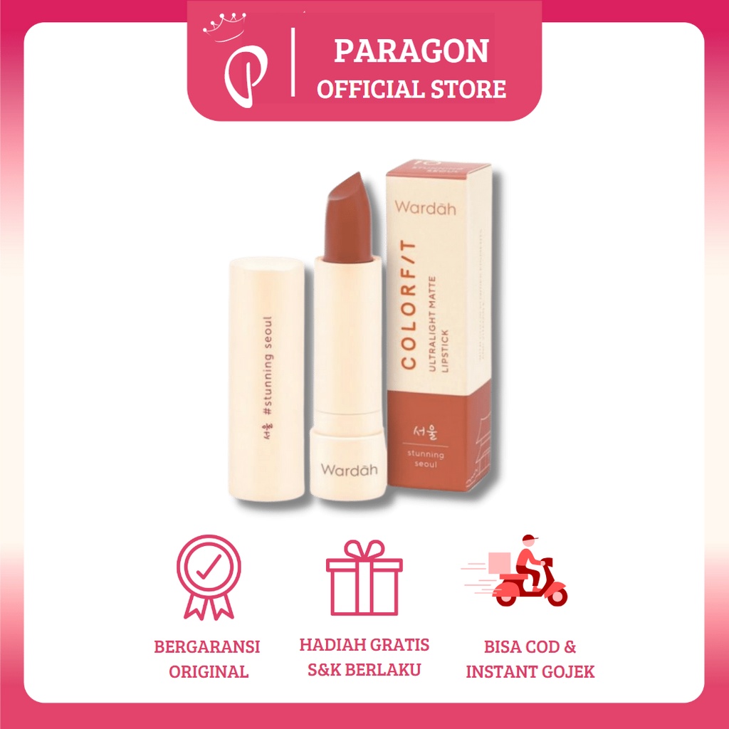 Wardah Colorfit Ultralight Matte Lipstick | Lipstik Batang Matte Tidak Kering di Bibir