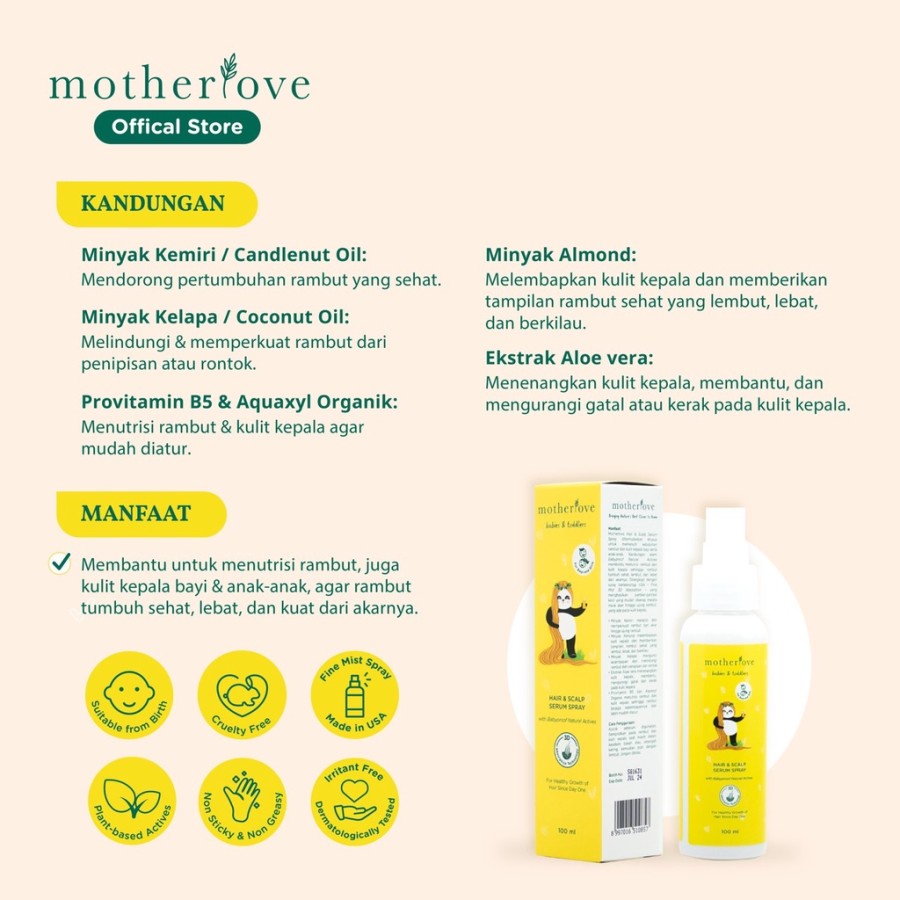 MOTHERLOVE Hair &amp; Scalp Serum