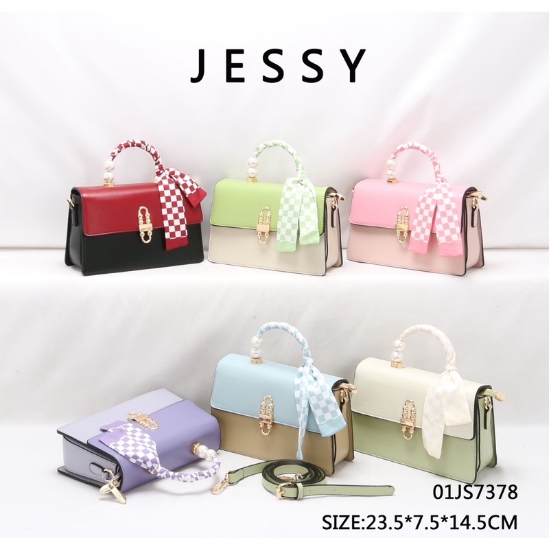 [COD] Jessy Handbag 01JS7378 Tas Wanita Import Original Branded Terbaru Tas Fashion Wanita