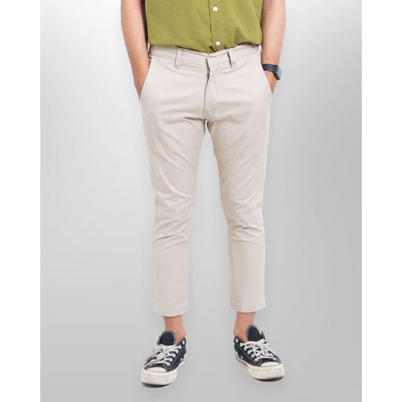 Celana Panjang Chino Chinos Ankel Pants Santai Kasual Formal Hitam Abu Cream Mocca Premium