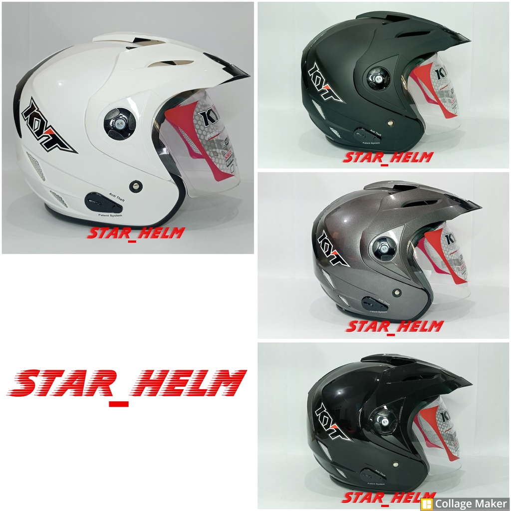 HELM HALF FACE KYT VENOM RR 100% ORIGINAL