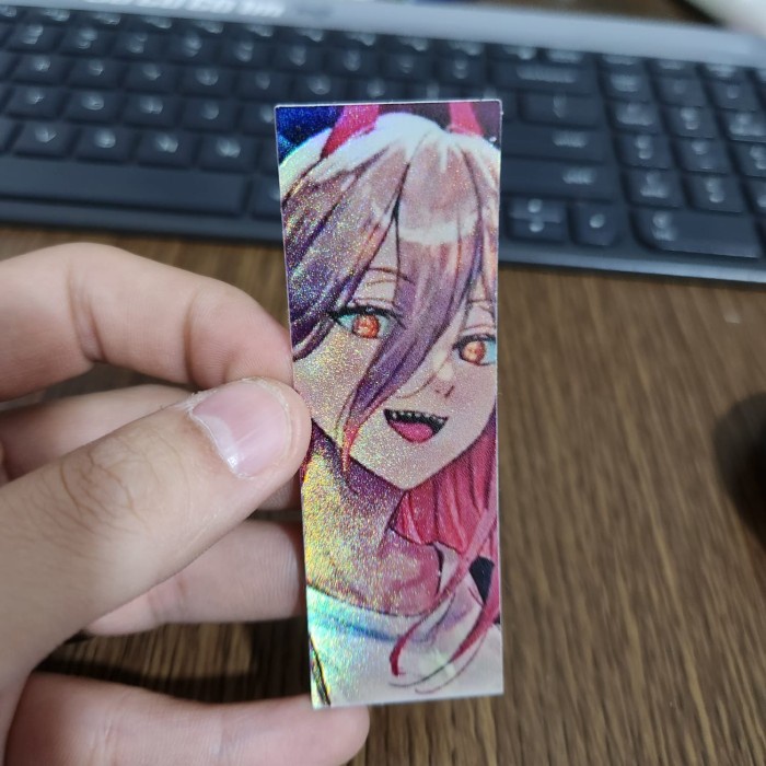 

Sticker Hologram Anime Slap - PSH1187 - Chainsaw Man - Power