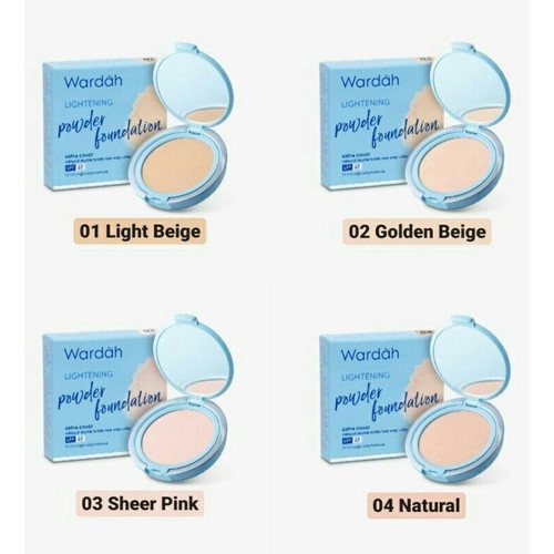 Wardah lightening refill extra cover bedak padat