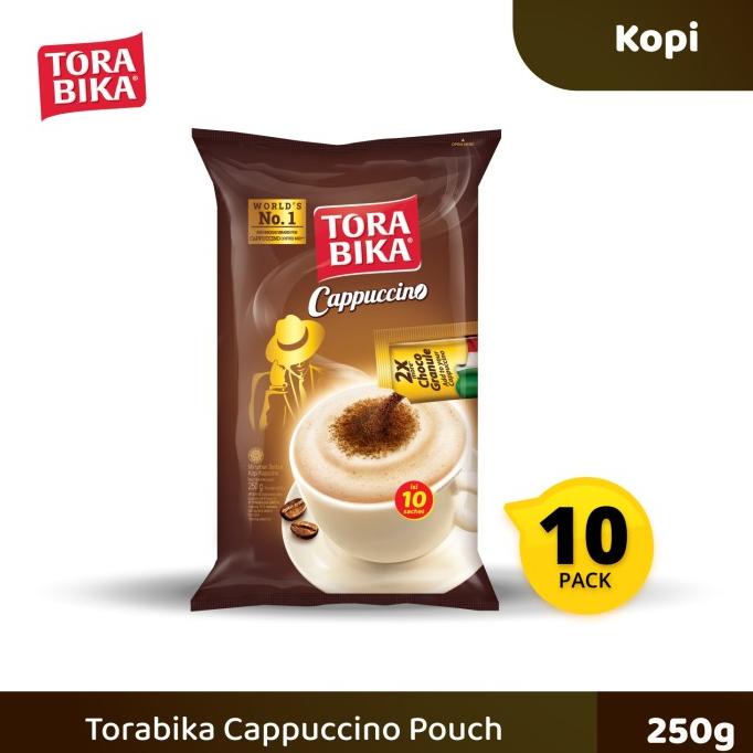 

[BISA COD] Kopi Torabika Cappuccino 10 Sachet @ 25 Gr