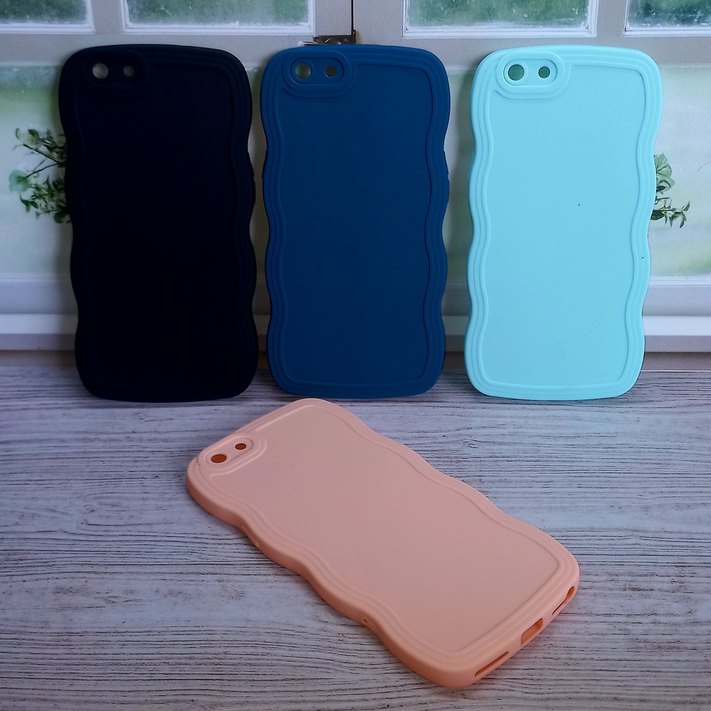 Casing Oppo a1601 Softcase Gelombang Camera Protection Oppo f1s a59 A59T