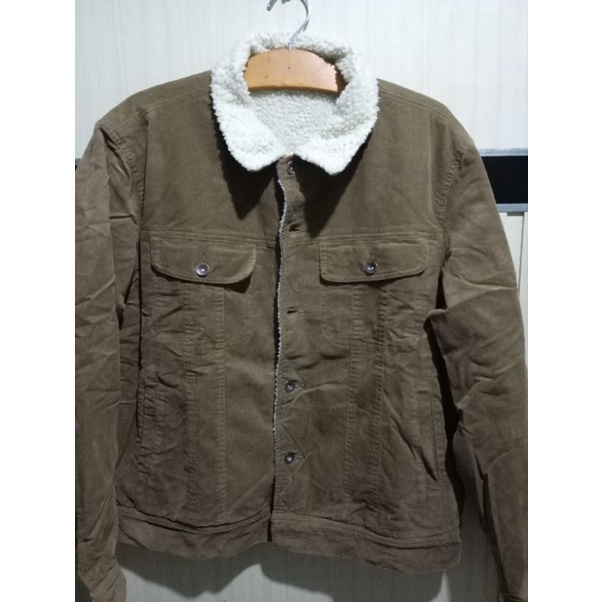 Trucker Corduroy premium by GU Global UNIQLO