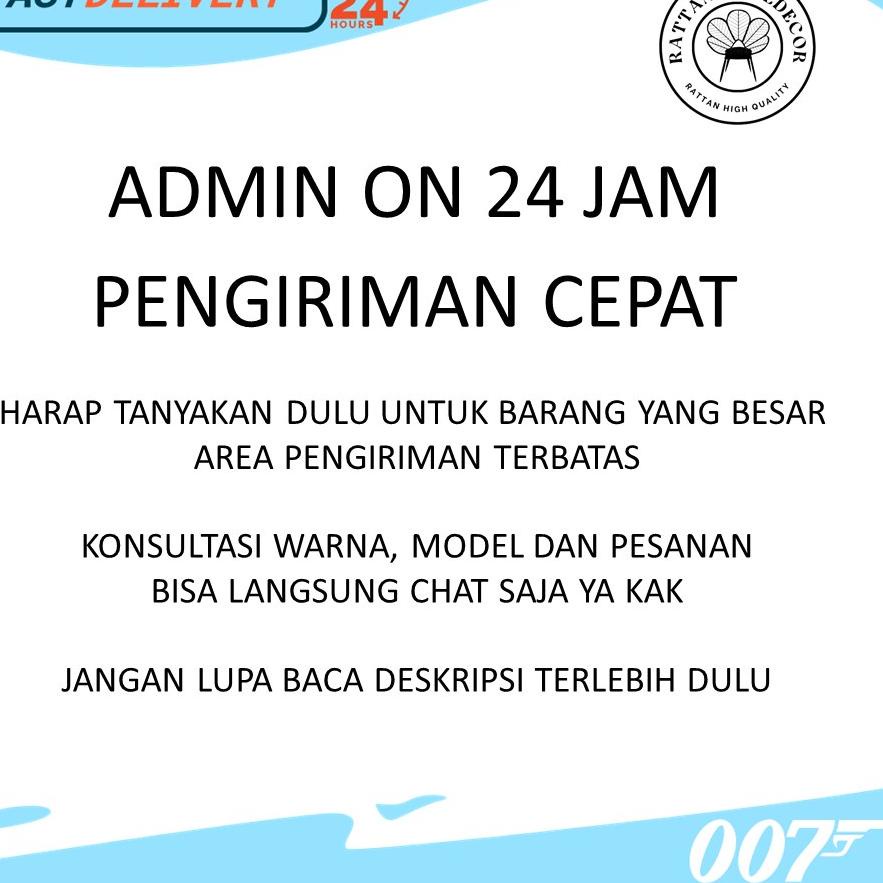 Buffet Lemari TV dan 2 Laci Simpel Rotan Sintetis 4F8