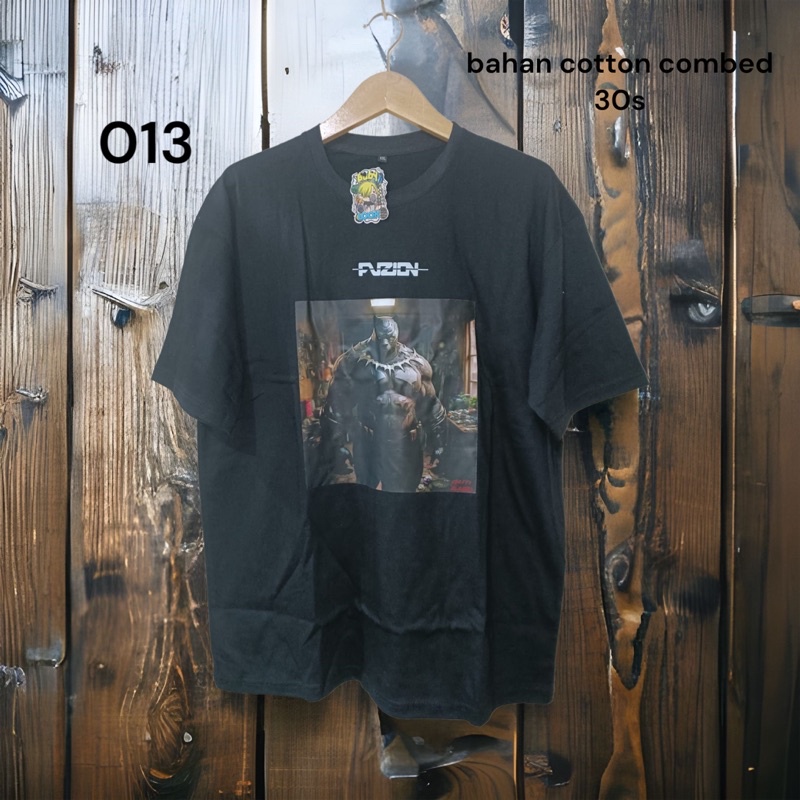 baju polos gambar DTF bahan cotton combed 24s unisex kode 013