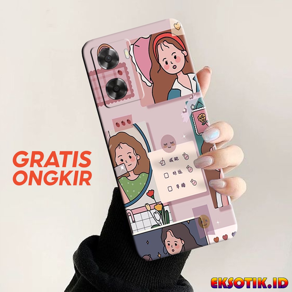 Case Oppo A57 2022 - Eksotik.id - Casing Oppo A57 2022 - Case Kartun Cewek - Skin Handphone - Siliko