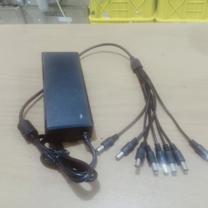 adaptor DC CCTV cabbage 8 12v 10a charger aki Mobil 12 volt 10 ampere