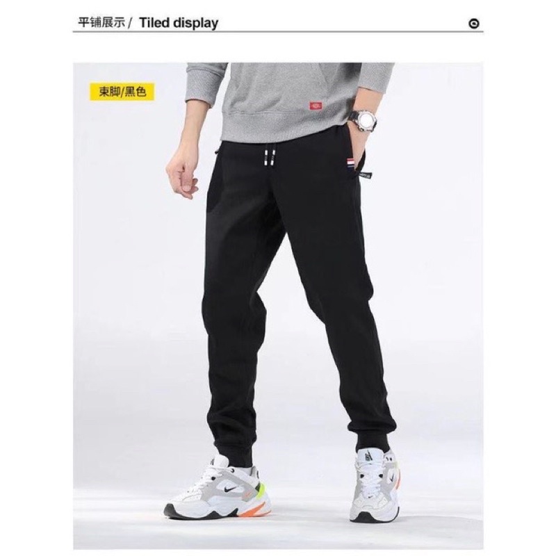 Celana legging thermal winter pria unisex hangat men man pant musim dingin