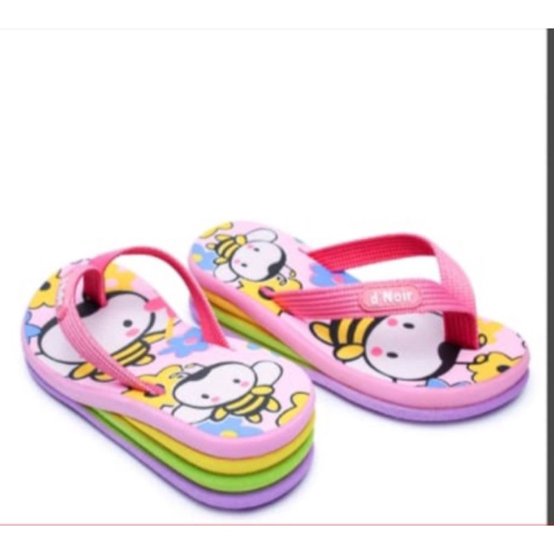 DNOIR SANDAL ANAK PEREMPUAN LAPIS 4 PINK