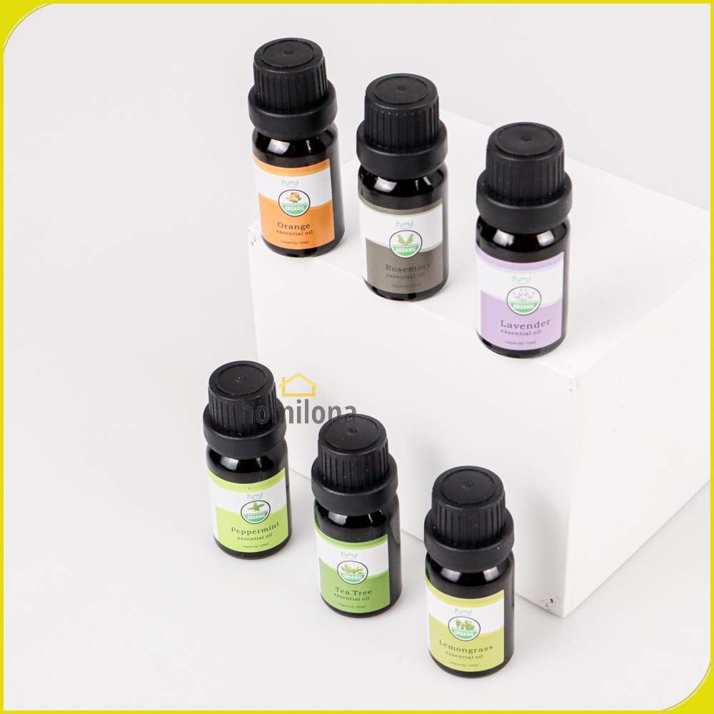 Pure Essential Fragrance Oils Minyak Aromatherapy Diffusers 10ml 6 PCS Taffware HUMI K-E7