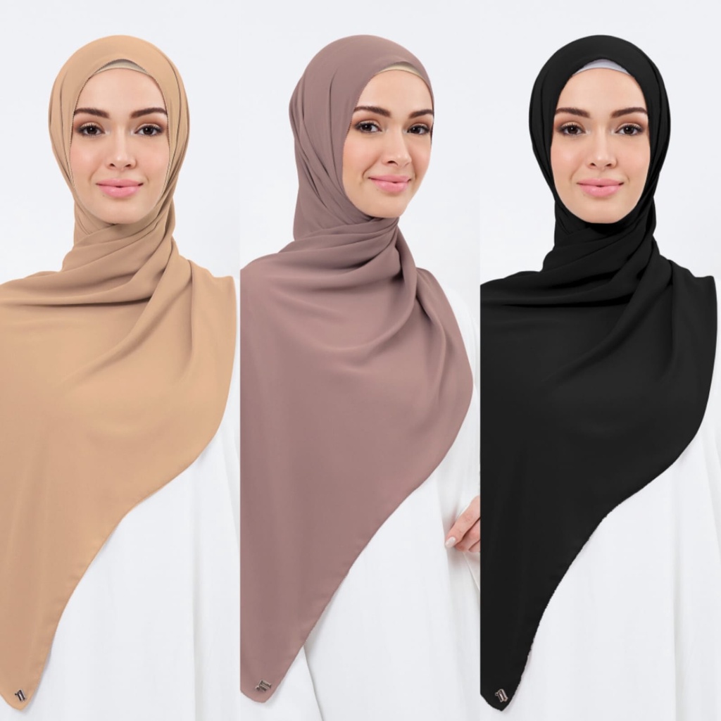 HIJAB PASHMINA SEGIEMPAT by NAELOFAR