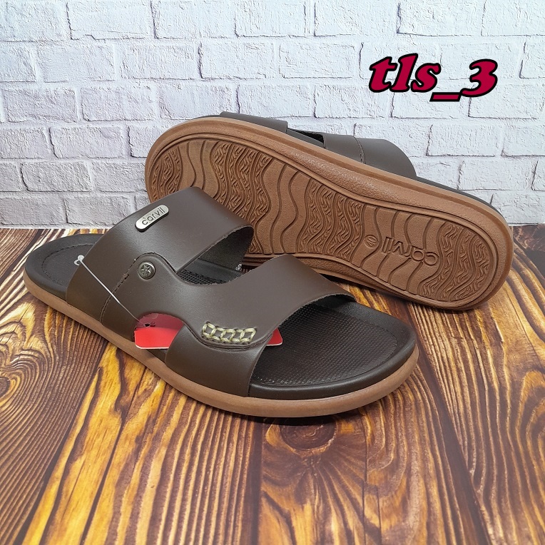 Sandal Selop Carvil Terbaru Revino 01/02 38-44 Sandal Pria Kasual Ori