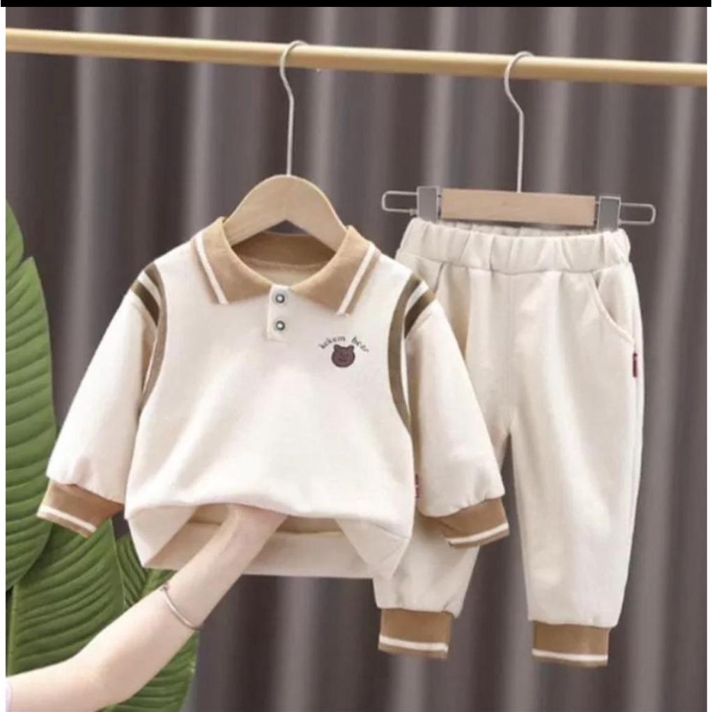 PROMO SWEATER ANAK KEKINIAN/SETELAN ANAK LAKI-LAKI DAN PEREMPUAN/SETELAN BABYTERRY ANAK MODEL TERBARU 1-5 TAHUN