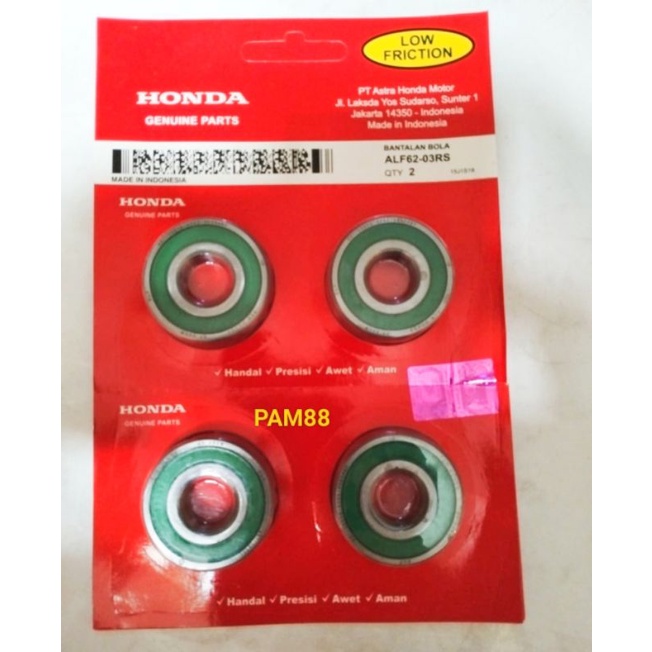 Bearing 6203 RS ..Honda..bantalan bola