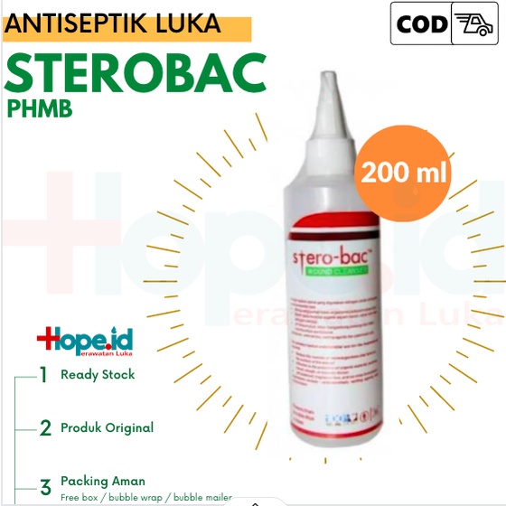 Sterobac 200 ml | Cosmomed 350 ml Antiseptic Luka