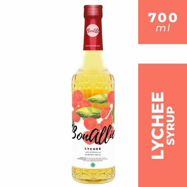 

Bonallie Premium Lychee Syrup 700ml - Bonalie Sirup rasa Buah Leci