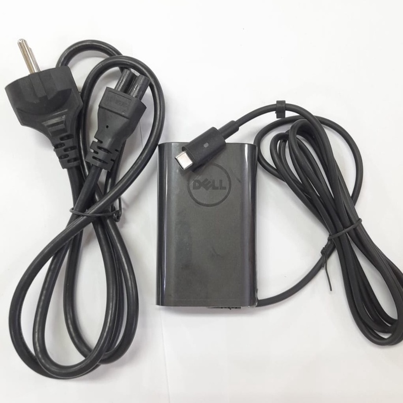 Adaptor Charger Casan Laptop Dell XPS 13 9360 9365 9370 2.25a 45w Watt USB Type C