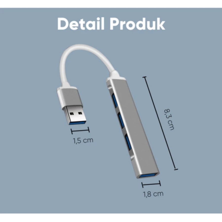 A-809 USB 3.0 HUB 4 PORT HIGH SPEED 4IN1 FOR LAPTOP PC