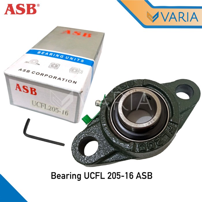 Bearing UCFL 205-16 ASB As 25.4 mm 1 Inch Laher Pillow Block Duduk