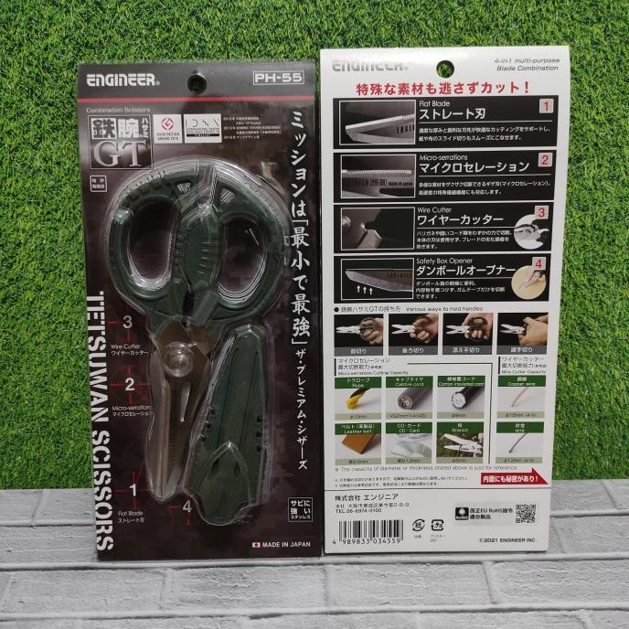 

Gunting Multifungsi PH-55 Engineer Combination Scissors GT