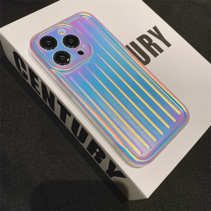 IPHONE Casing Edge Warna-Warni Kompatibel Dengan Iphone11 12 13 14 Pro Max 14Plus All Inclusive IMD Soft Casing