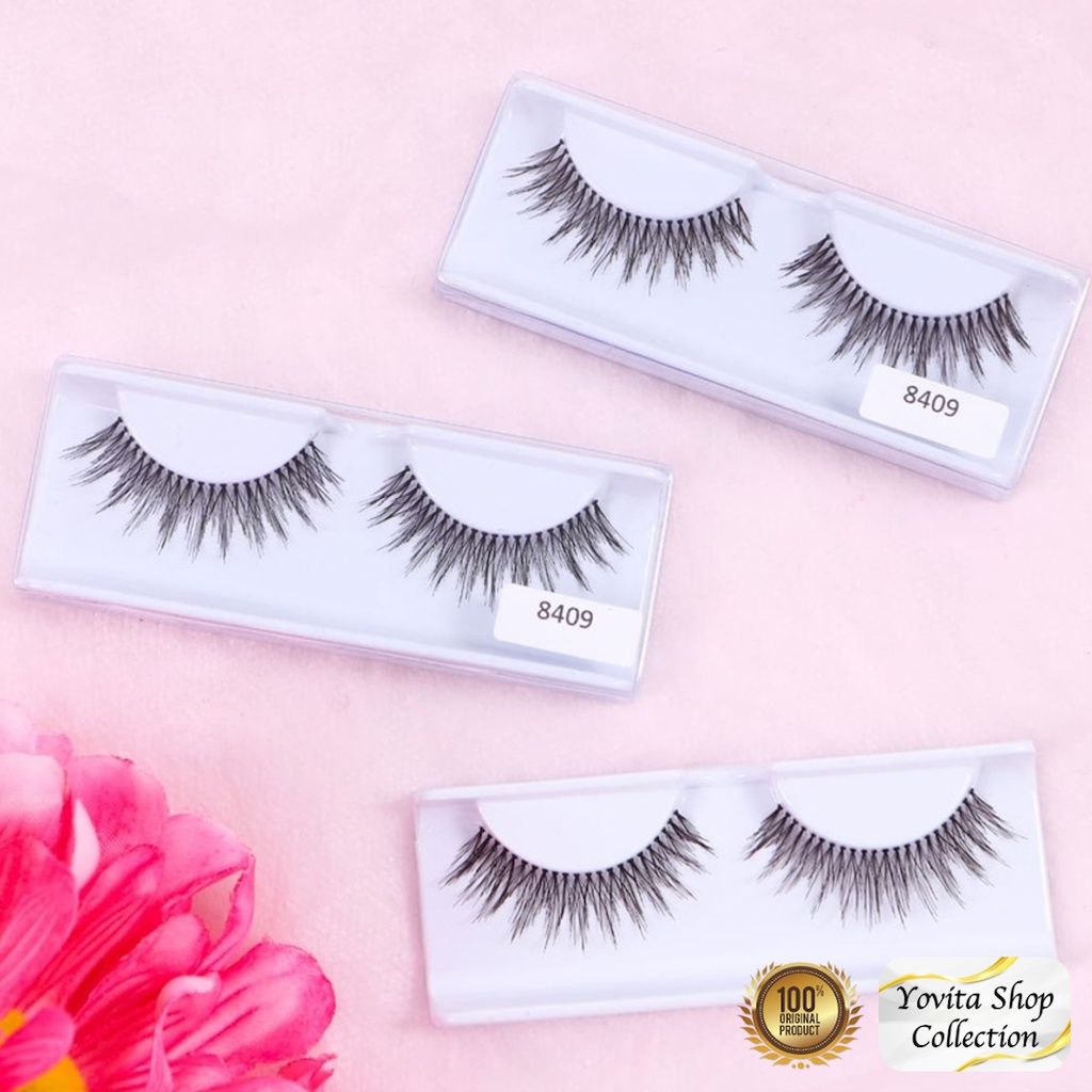 Bulu Mata Palsu Natural Varian 8409. Fake Eyelash Handmade Premium