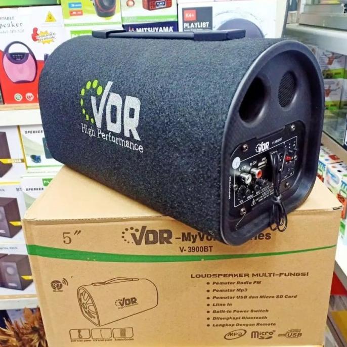 Speaker Aktif Bluetooth Tabung Basstube Speaker Ac/Dc Vdr V39 X-Bas / Storcadenza