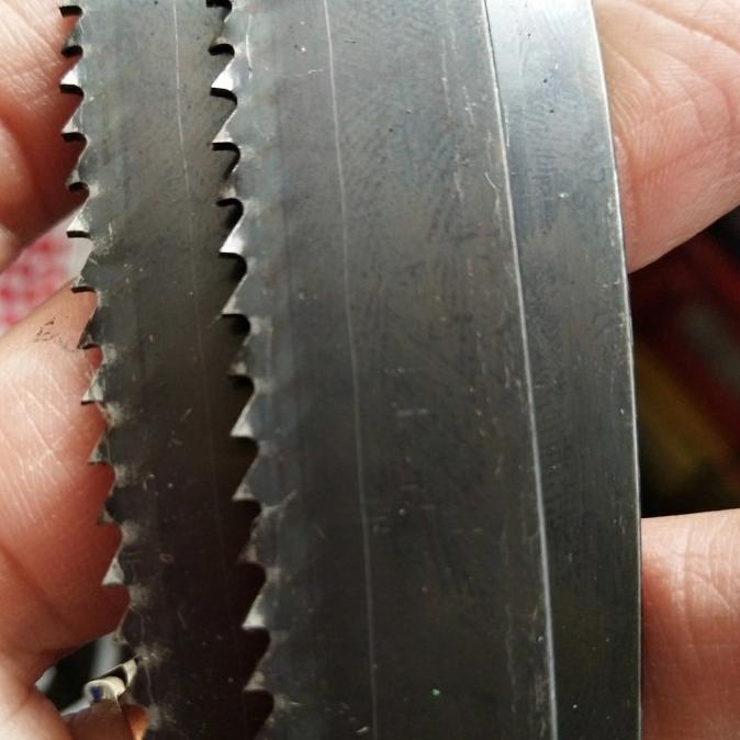 mata gergaji bandsaw 15mmx1.650mm mata bandsaw potong besi 15mm selalu promo