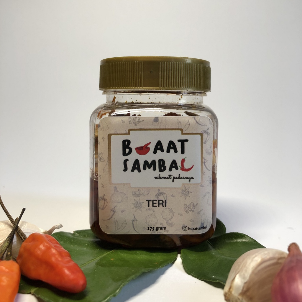 

SAMBAL TERI | 175 GRAM | BUAAT SAMBAL