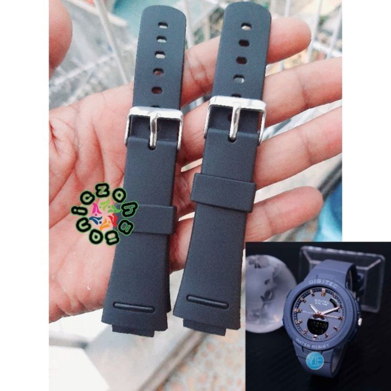 Strap tali jam Digitec 3082 DG 3082T BDA 4082T rubber strap original