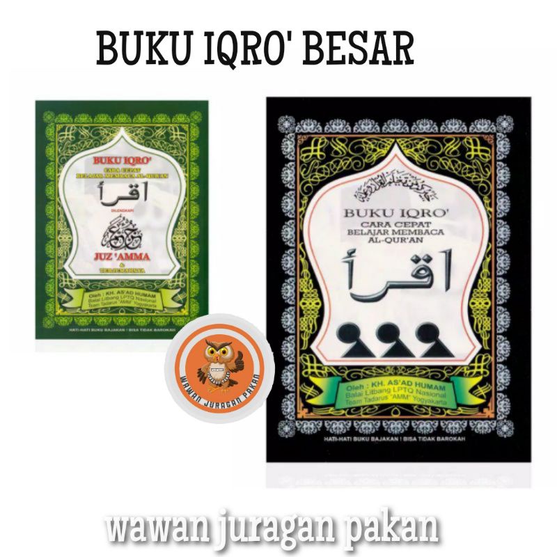 ORIGINAL BUKU IQRO'BENDER BESAR