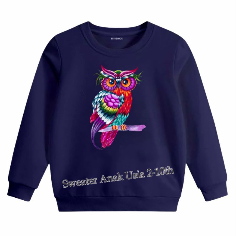 ((IB))SWEATER ANAK UNISEX/BIRD DIGITAL SABLON