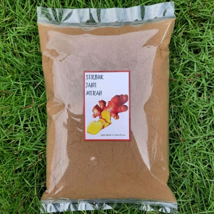 

Jahe Merah Bubuk 500 gram Serbuk Jahe Merah Murni Organik Alami