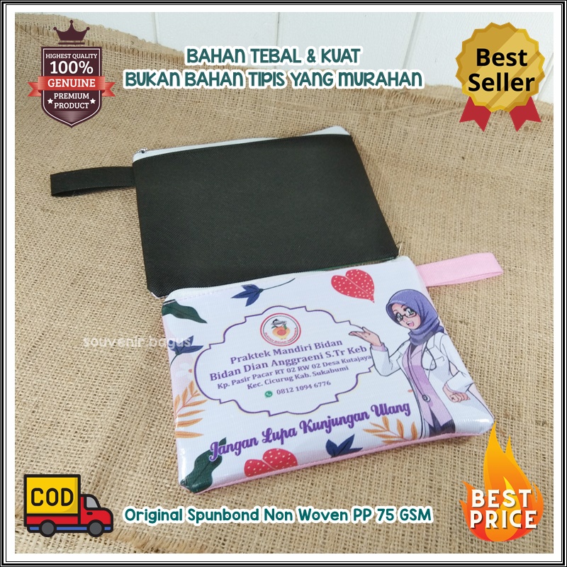 Tas Souvenir Bidan Dompet KB Bidan Dompet Lebaran Amplop Lebaran Murah Angpao Lebaran Pakai Nama