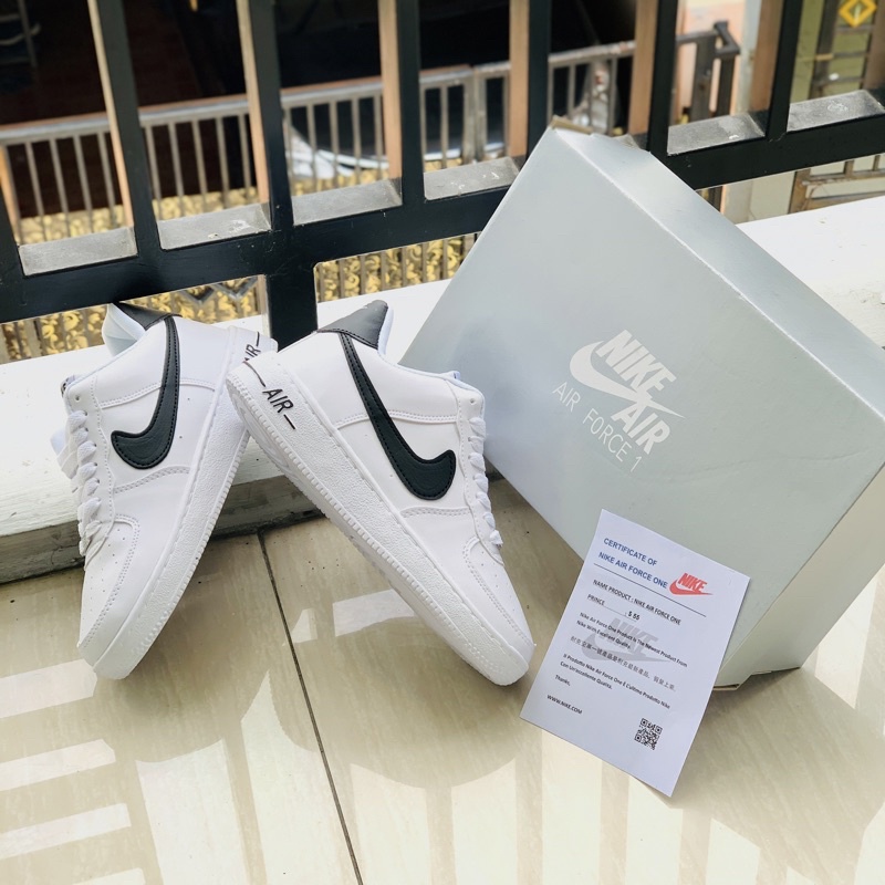 SEPATU PRIA DAN WANITA SEPATU IMPORT NK A1R FORC3 SNEAKERS PRIA WANITA PUTIH LIS HITAM A1R KUATAS TERBAIK LV’8 UTILITY