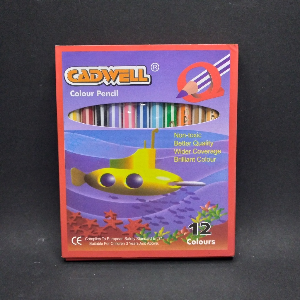 

PENSIL WARNA CADWELL 12 WARNA