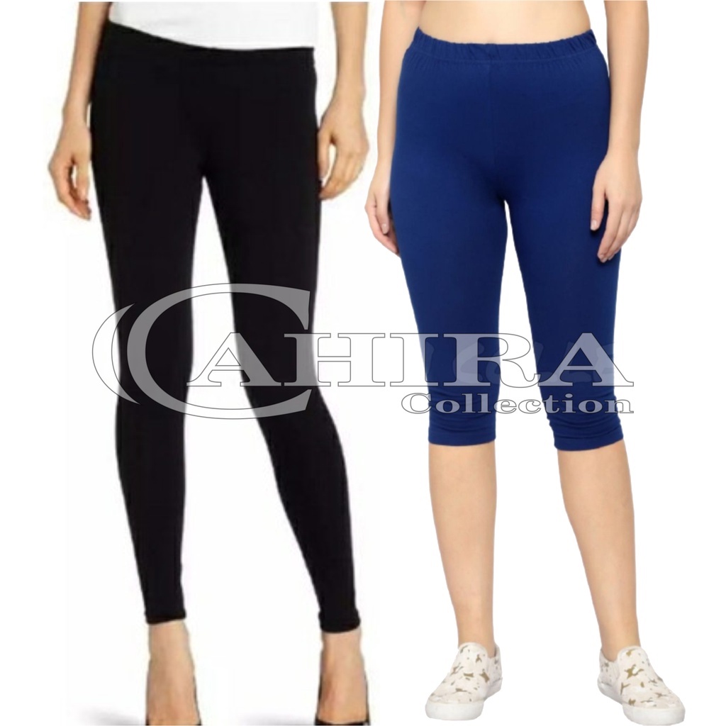 LEGING POLOS HITAM LEGGING POLOS NAVY WANITA BAHAN BERKUALITAS LEGING WANITA PREMIUM PANJANG SELUTUT