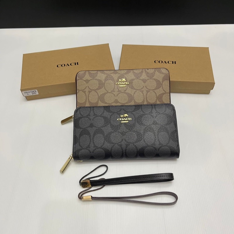 Dompet Coach Zip Signature Dompet Coach wanita