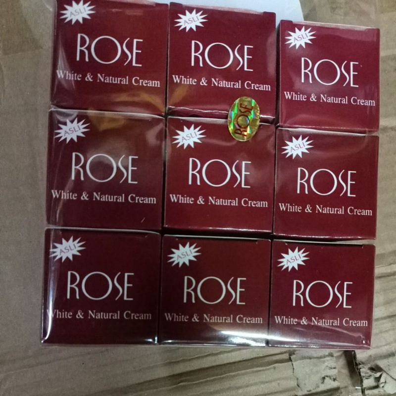 CREAM ROSE WHITE &amp; NATURAL CREAM MURAH / LUSINAN